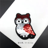 60pcs Reversible Patch Change Sequins Appliques for T-shirt Kids