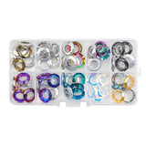 60pcs Large Hole Bead Spacer14mm Glass Round Beads for Jewelry DIY