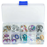 60pcs Large Hole Bead Spacer14mm Glass Round Beads for Jewelry DIY