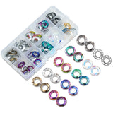 60pcs Large Hole Bead Spacer14mm Glass Round Beads for Jewelry DIY