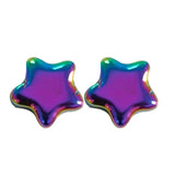 60pcs Five-Pointed Star Glass Crystal Beads DIY Necklace Jewelry Accessories