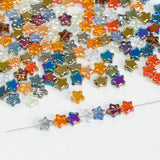 60pcs Five-Pointed Star Glass Crystal Beads DIY Necklace Jewelry Accessories