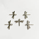 60pcs Delicate Little Dragonfly DIY Earring Necklace Pendant Charms