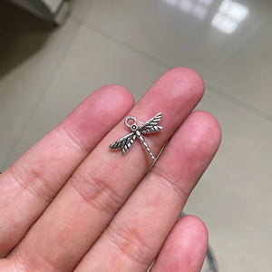 60pcs Delicate Little Dragonfly DIY Earring Necklace Pendant Charms