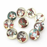 60pcs/lot Zodiac Ginger Snap Buttons for 18mm DIY Snap Bracelet Jewelry
