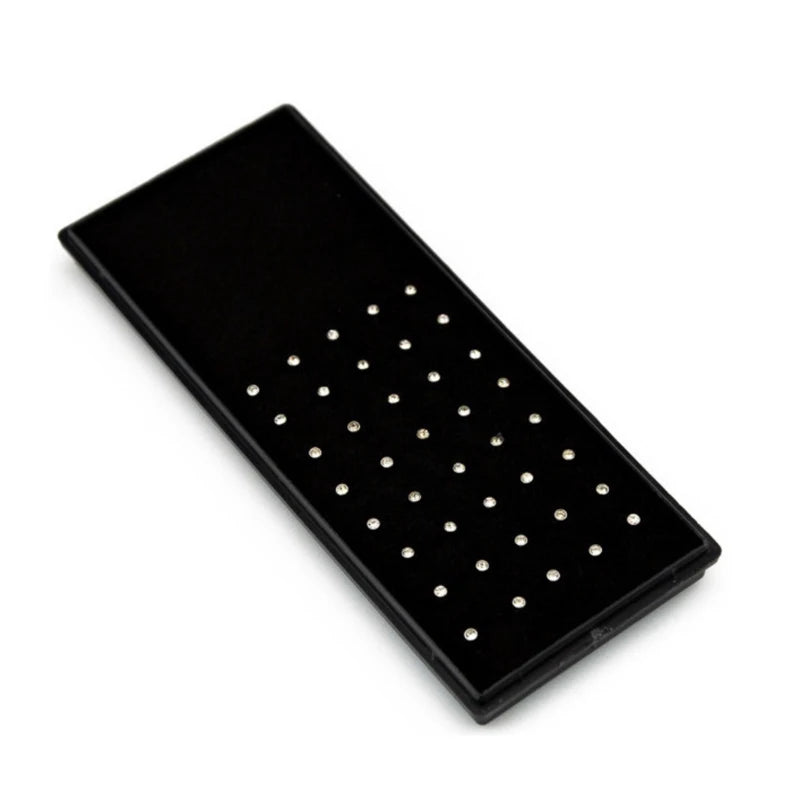 Crystal Stainless Steel Nose Stud Bar Septum Piercing