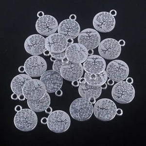 60pcs Tree of Life Charms Small Size DIY Bracelet Necklace