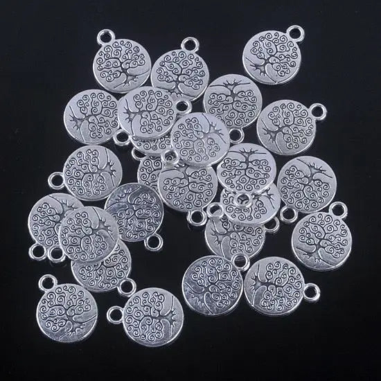 60pcs Tree of Life Charms Small Size DIY Bracelet Necklace