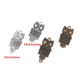 60pcs Owl Charms Pendants for Jewelry Making Craft Supplies