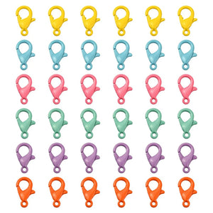 60x Alloy Lobster Clasp Hook Snap Buckle for DIY Keyring Bracelet Necklace