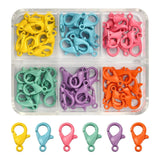 60x Alloy Lobster Clasp Hook Snap Buckle for DIY Keyring Bracelet Necklace