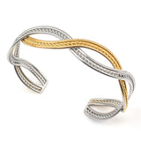 61MM Stainless Steel Cuff Bracelet Expandable Bangle Bracelet Women Men Bangles