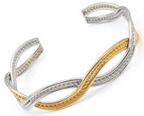 61MM Stainless Steel Cuff Bracelet Expandable Bangle Bracelet Women Men Bangles