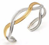 61MM Stainless Steel Cuff Bracelet Expandable Bangle Bracelet Women Men Bangles