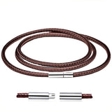 Men's Waterproof Leather Necklace Cord