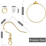 624-Piece Earring Making Kit w/ Hypoallergenic Hooks, Rings, & Backs
