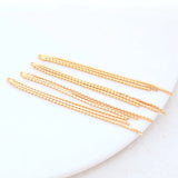 14K Brass Box Chain Tassel Charms Pendants Jewelry Making Supplies