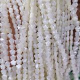 62Pcs Natural Shell Pearl Flower Beads DIY Jewelry Making Accessories
