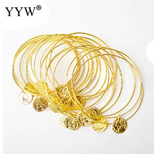 Golden Belly Dance Bracelets - Wedding Party Jewelry
