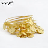 Golden Belly Dance Bracelets - Wedding Party Jewelry
