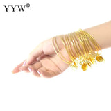 Golden Belly Dance Bracelets - Wedding Party Jewelry