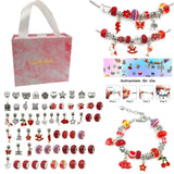63 Pcs DIY Bracelet Making Kit Charms Necklace Jewelry Making Supplies Beads