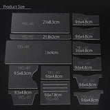 Leathercraft Acrylic Wallet Stencil Set DIY Tools