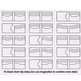 Leathercraft Acrylic Wallet Stencil Set DIY Tools