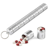 Metal Keychain Holder Weekly Organizer 7 Holder