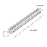 Metal Keychain Holder Weekly Organizer 7 Holder
