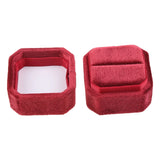 634C Triangle Ring Box Single Ring Display Holder for Wedding Ceremony