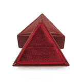 634C Triangle Ring Box Single Ring Display Holder for Wedding Ceremony