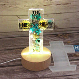 Wooden Lamp Base Resin Mold for Crystal Glass Decor