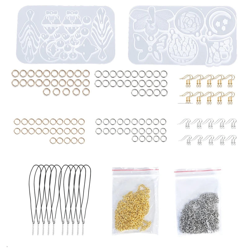 Epoxy Resin Mold for DIY Crafts Jewelry Necklace Casting Tool