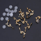 10Pc Clip-on Earring Converter Non-pierced Ear Hoop