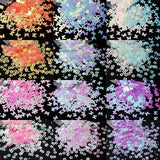 12 Bags Butterfly Flower Shape Glitter Sequins Resin Epoxy Mold Fillings