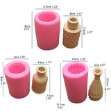 3D Flower Vase Silicone Mold for Chocolate Candle Soap Resin Casting
