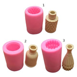 3D Flower Vase Silicone Mold for Chocolate Candle Soap Resin Casting