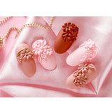 3Pcs 3D Floral Nail Art Silicone Mold Kit Leaves Flower Carving Mold