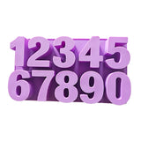 Arabic Numerals Epoxy Resin Mold DIY Crafts Decoration Jewelry Casting Tool