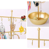 2 Tier Arrow Jewelry Organizer Holder Stand Box