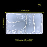 Beach Slipper Silicone Mold for DIY Crafts Making