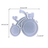 634D Bike Photo Frame Epoxy Resin Mold DIY Crafts