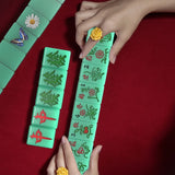 21-Cavity Chinese Mahjong Tiles UV Crystal Epoxy Resin Mold