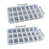 21-Cavity Chinese Mahjong Tiles UV Crystal Epoxy Resin Mold