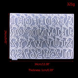 Crown Letters Keychain Mold DIY Crafts Earrings Mold