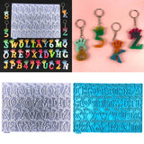 Crown Letters Keychain Mold DIY Crafts Earrings Mold