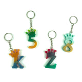 Crown Letters Keychain Mold DIY Crafts Earrings Mold