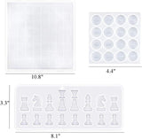 International Chess Board Chess Pieces Silicone Mold