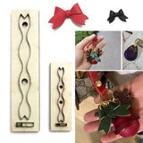 DIY Bow Scrapbook Embossing Wooden Die Cutting Leather Mold